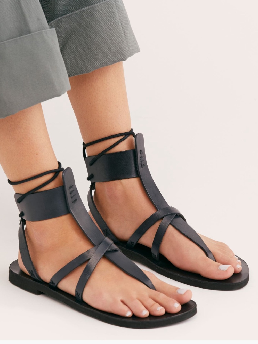 Free People Vacation Day Wrap Sandals Size 39.5EU/9US New!